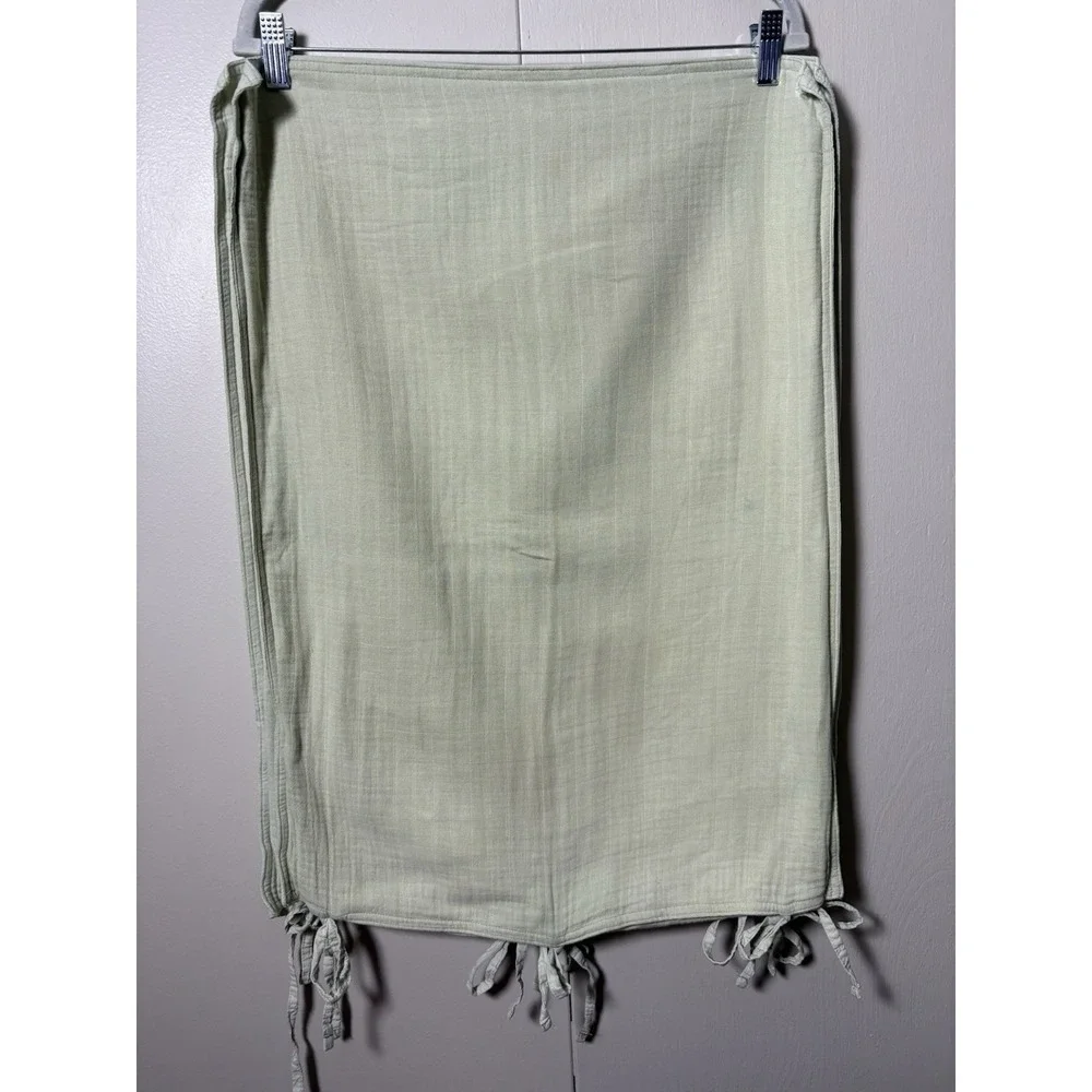 Pottery Barn Dorm Set Of 2 Sage Green Gauze Pillow Sham Standard 20x26 Coastal